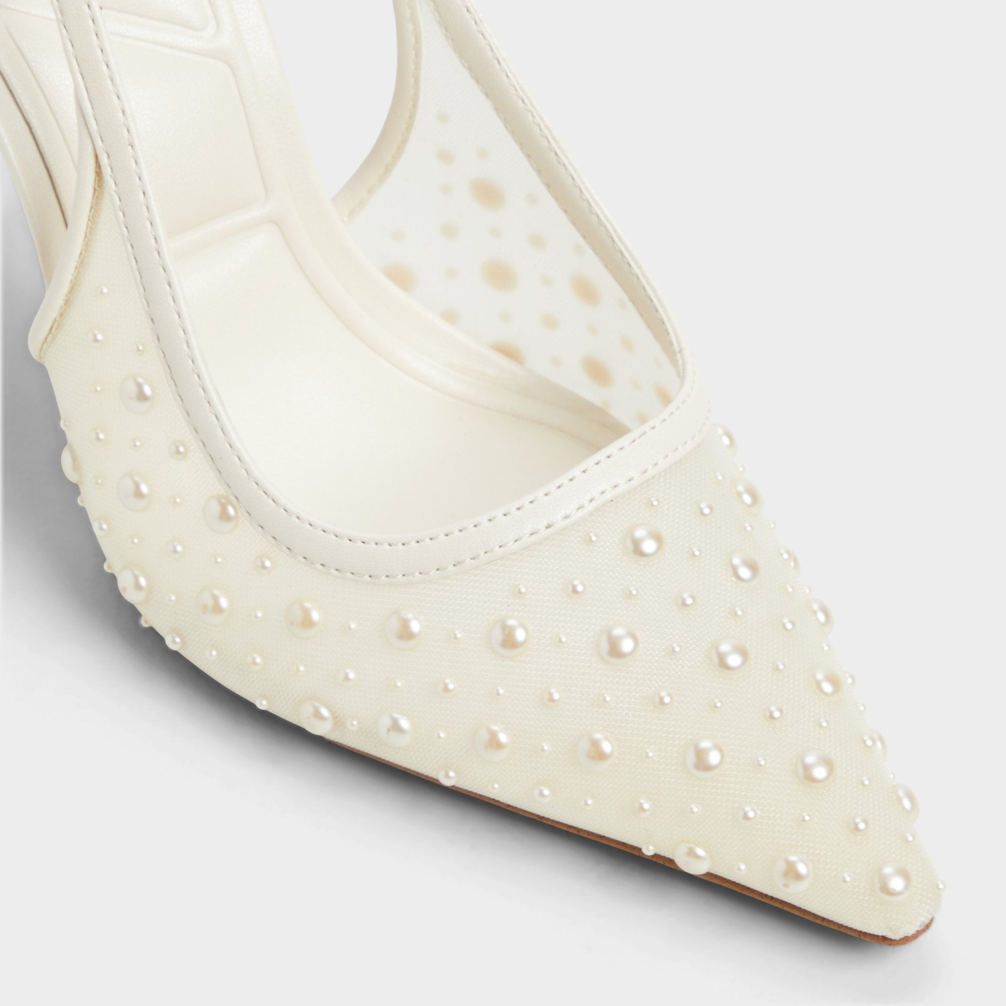 ALDO Pearlescent escarpins femme blanc nacré