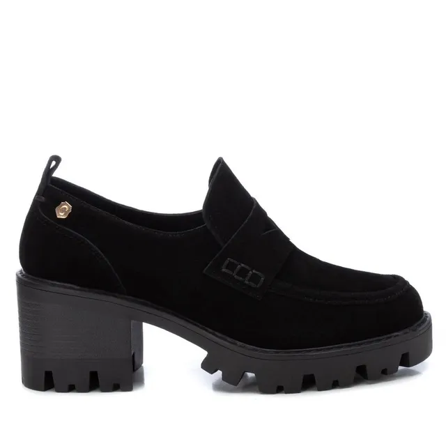 Carmela 16110903 mocassins cuir noir talon 7 cm
