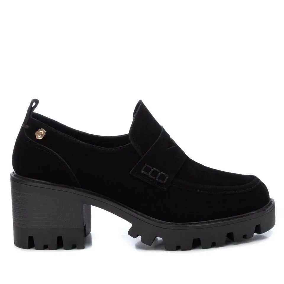 Carmela 16110903 mocassins cuir noir talon 7 cm