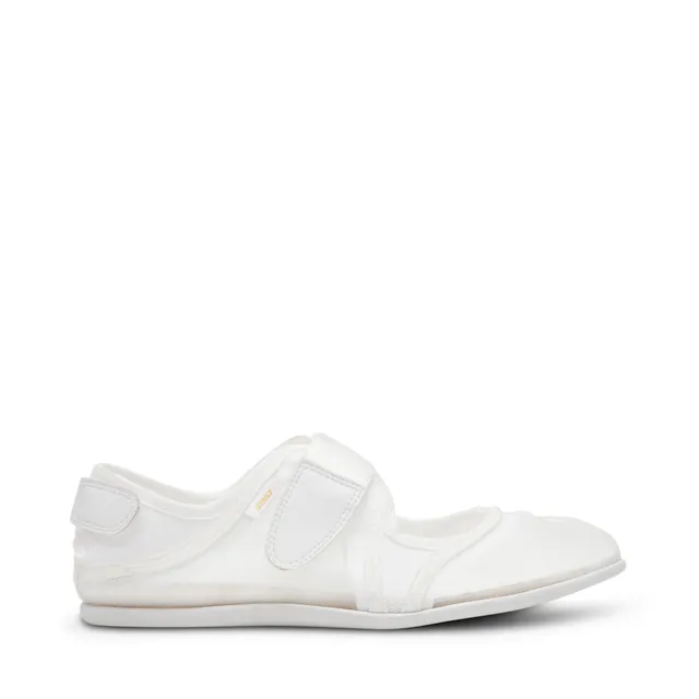 Steve Madden Rapid-Mesh ballerines blanc bride 1 cm