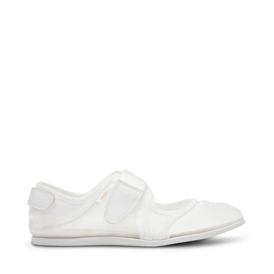 Steve Madden Rapid-Mesh ballerines blanc bride 1 cm