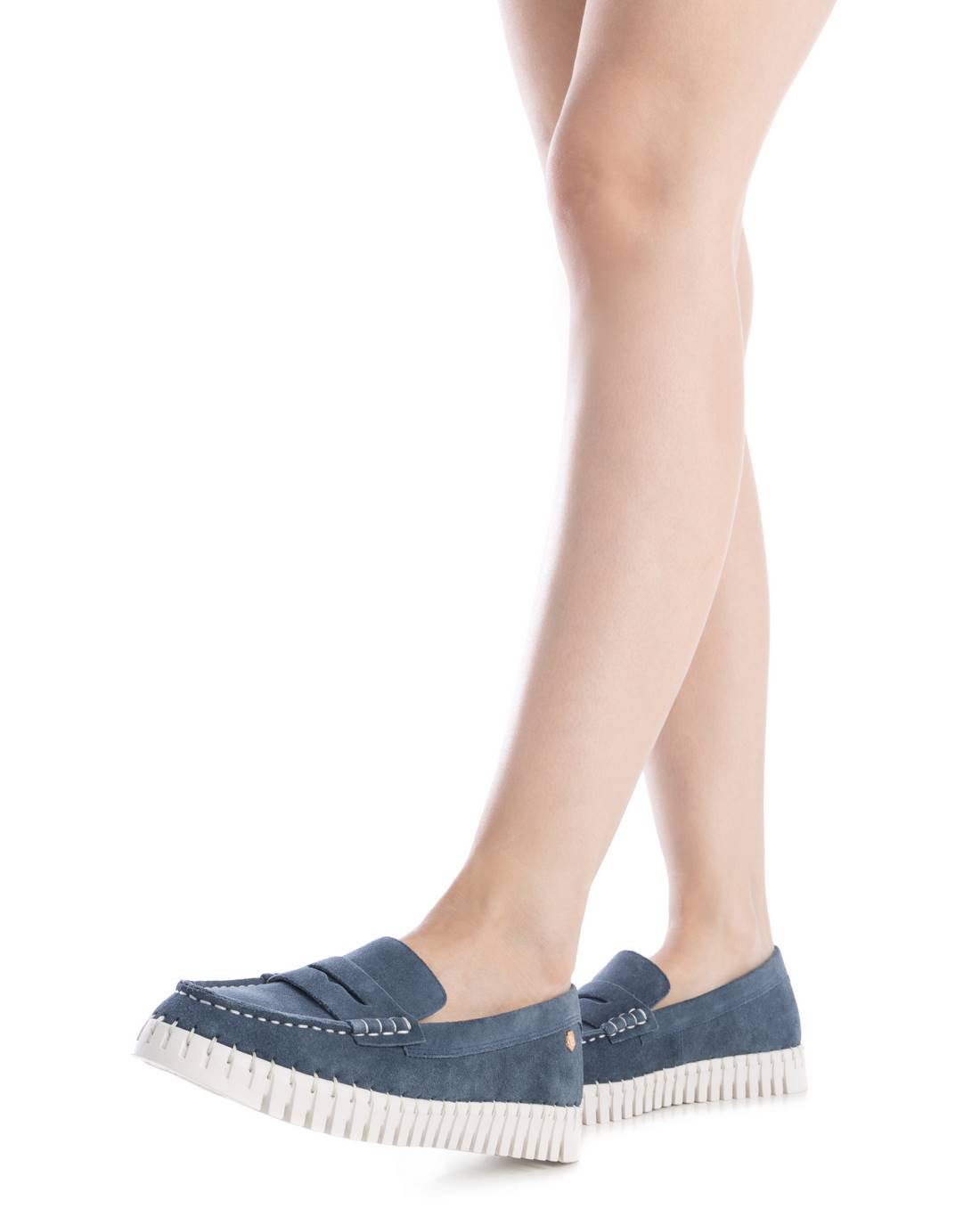 Carmela 16232403 mocassin cuir jeans 35-41