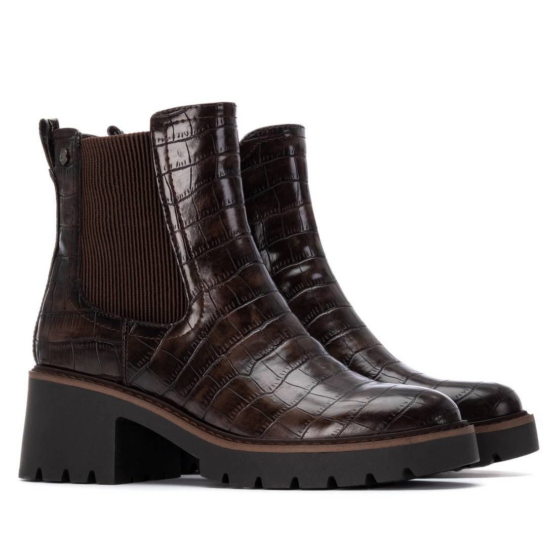 Carmela 16256301 bottines femme marron talon moyen