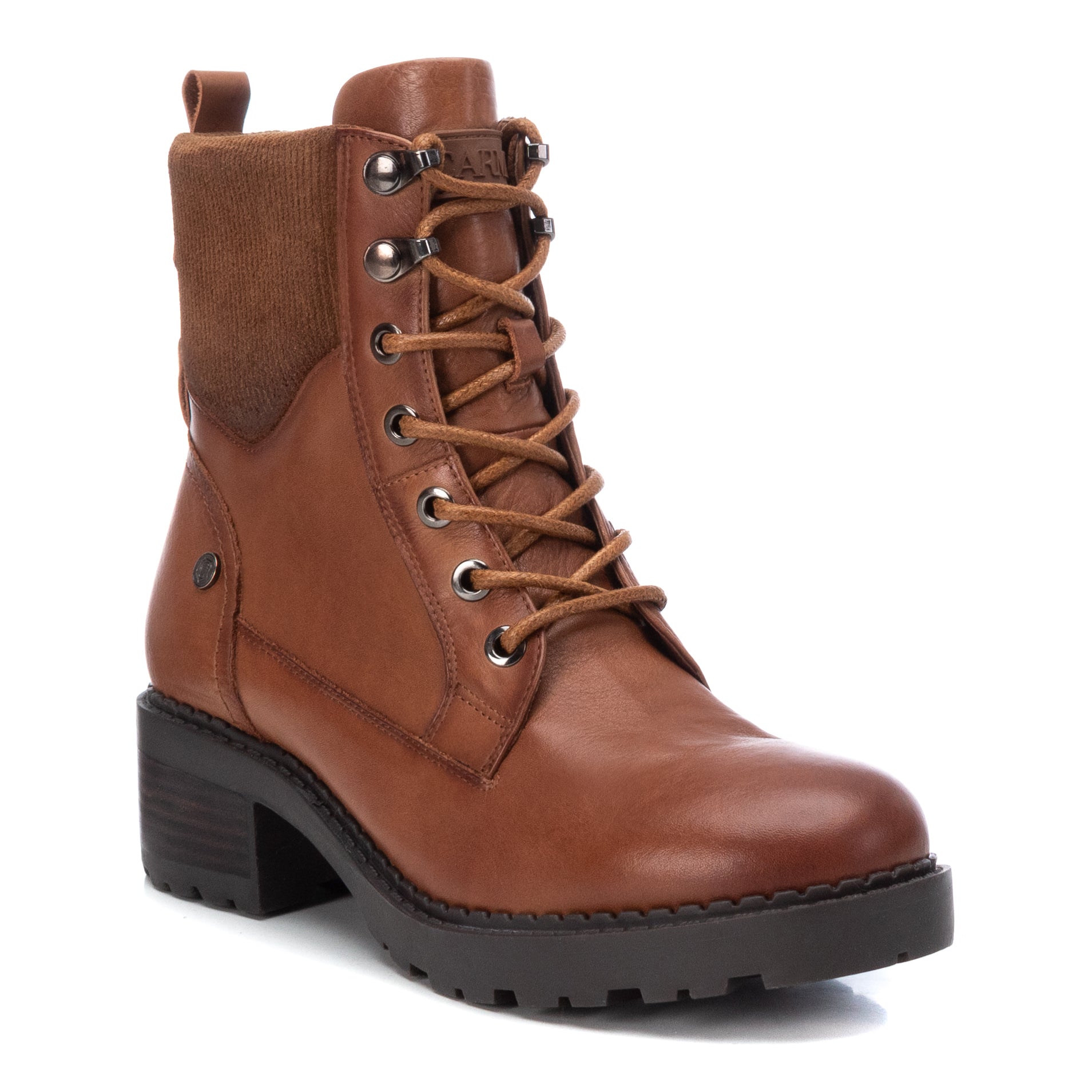 Carmela 16019902 bottines femme marron cuir lacets