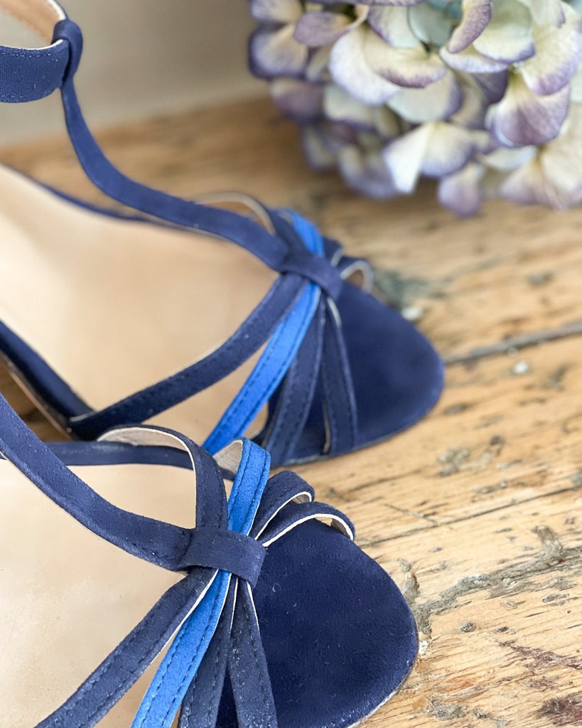 Dessine Moi Un Soulier Chloé sandales velours marine 39 XL