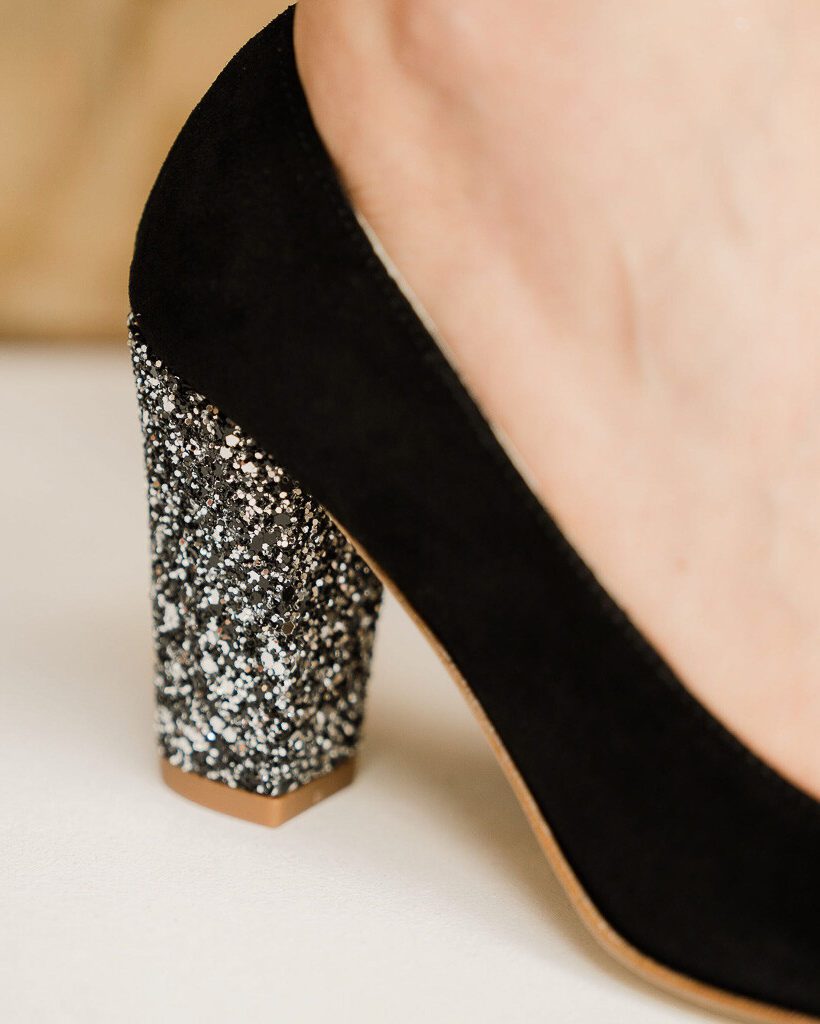 Dessine Moi Un Soulier Escarpin bout rond velours noir escarpin