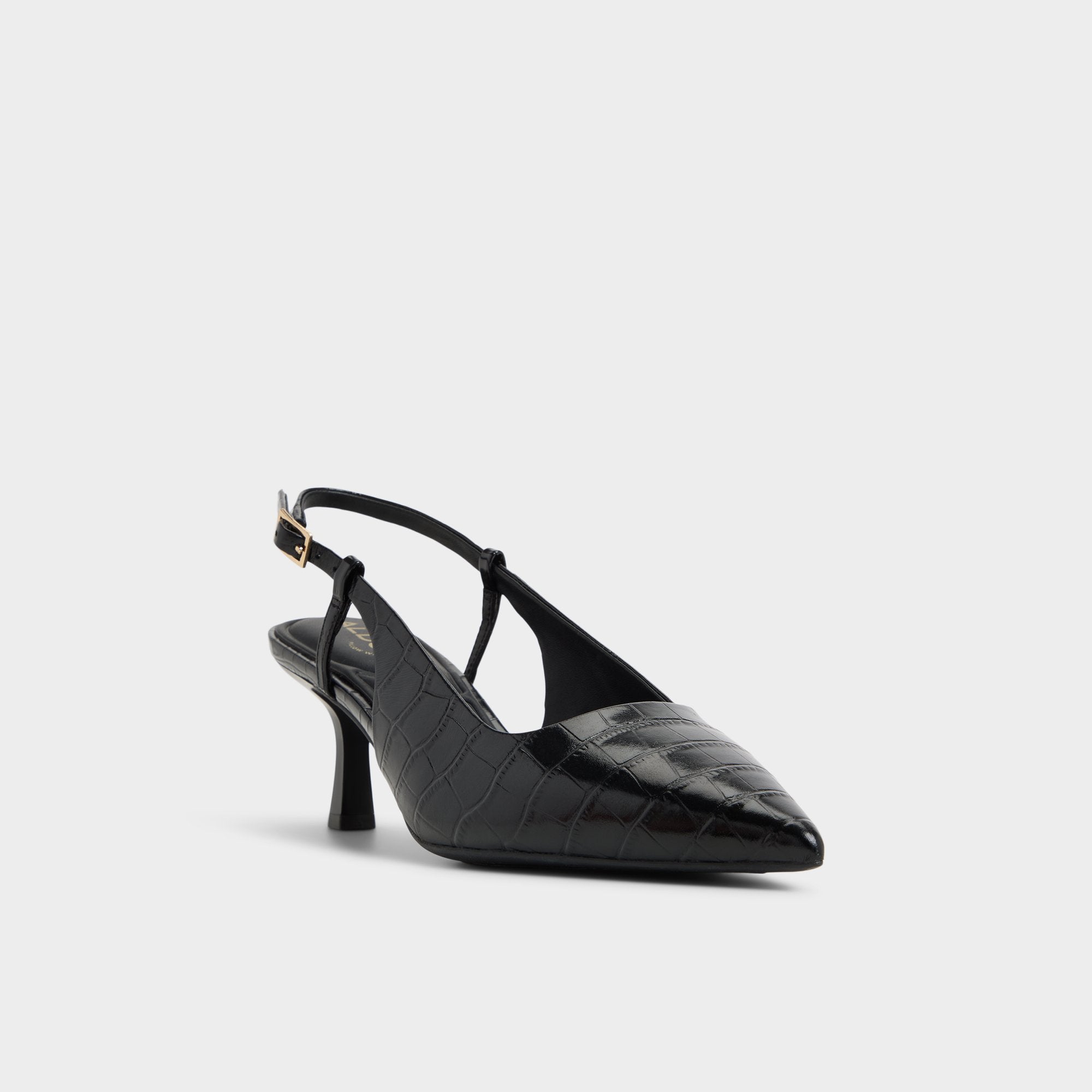 ALDO Adan escarpins noirs petit talon