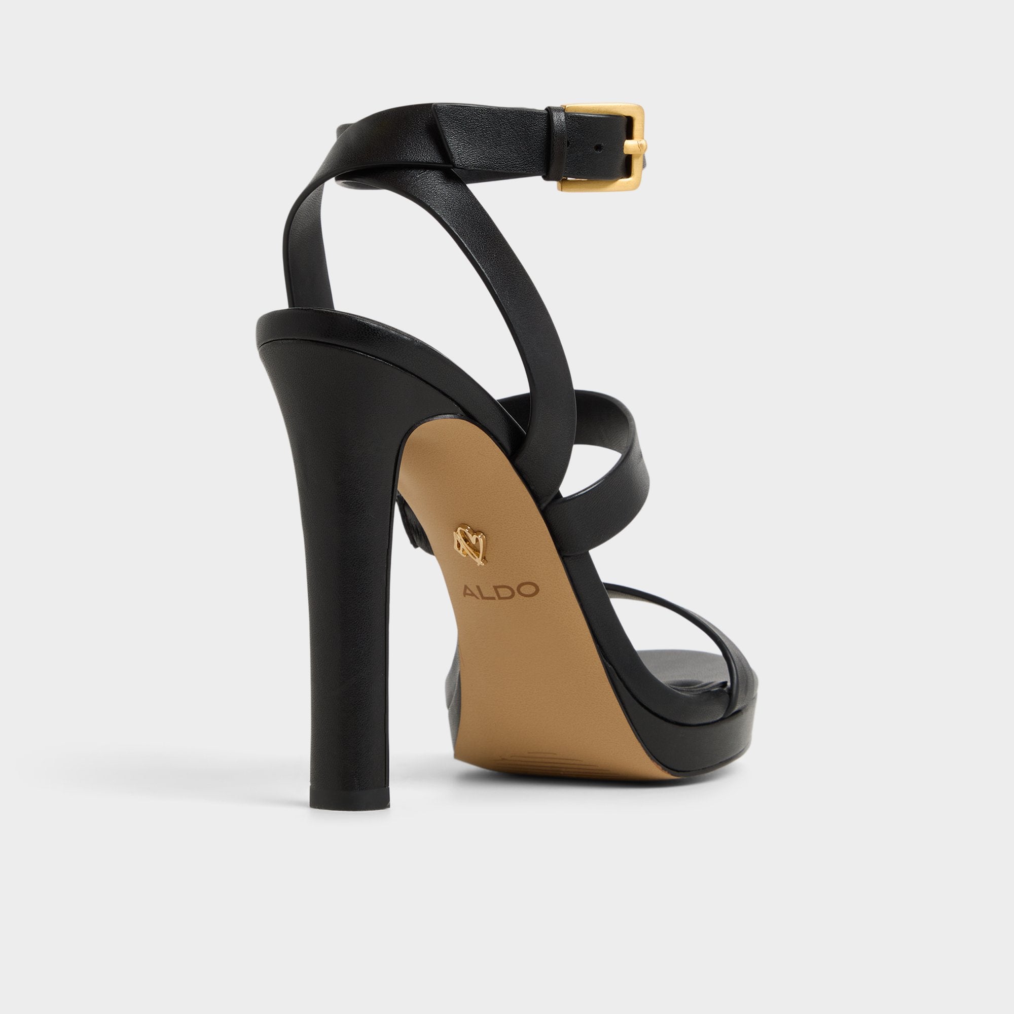 ALDO Kardy sandales talons plateforme noir strap