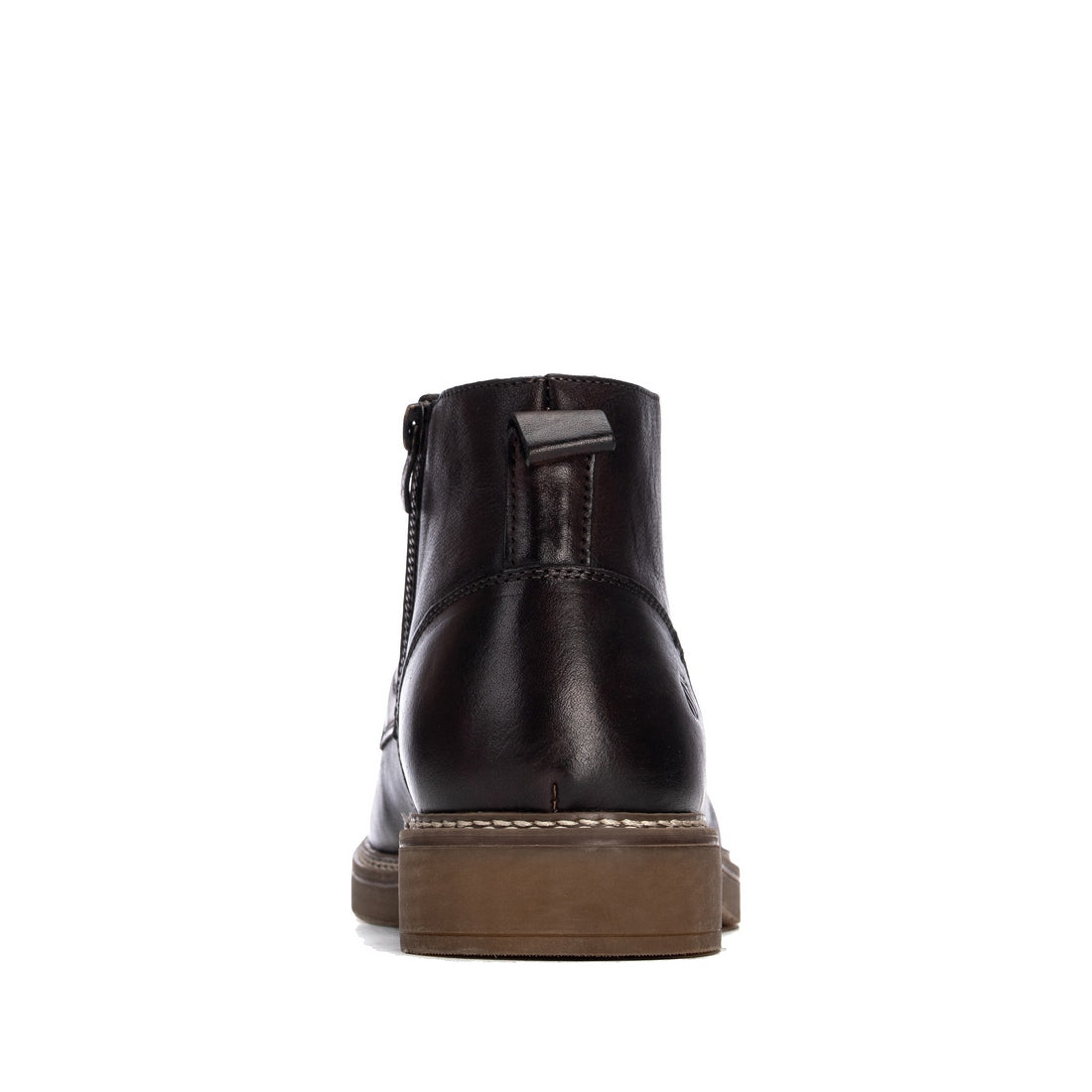 Carmela 16420202 boots homme marron cuir lacets zip