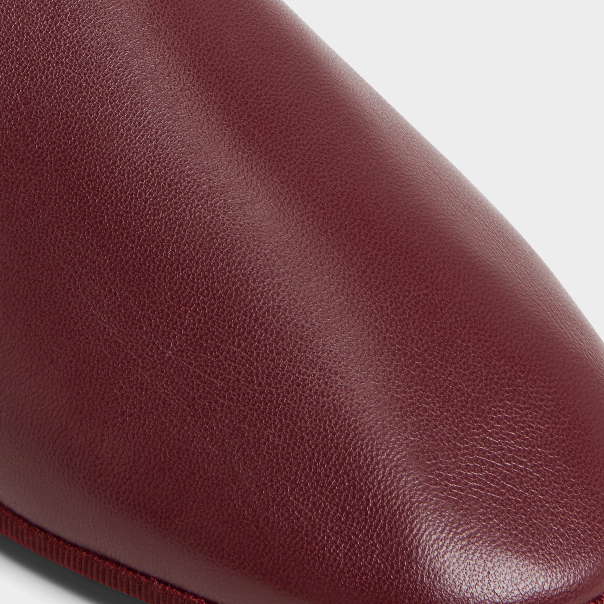 ALDO Aurabelle mocassins cuir bordeaux