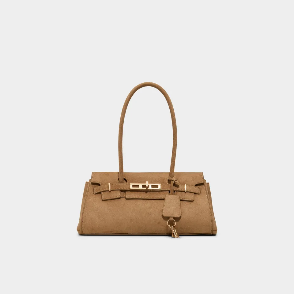 Aldo Katrinaax sac marron matelassé effet daim