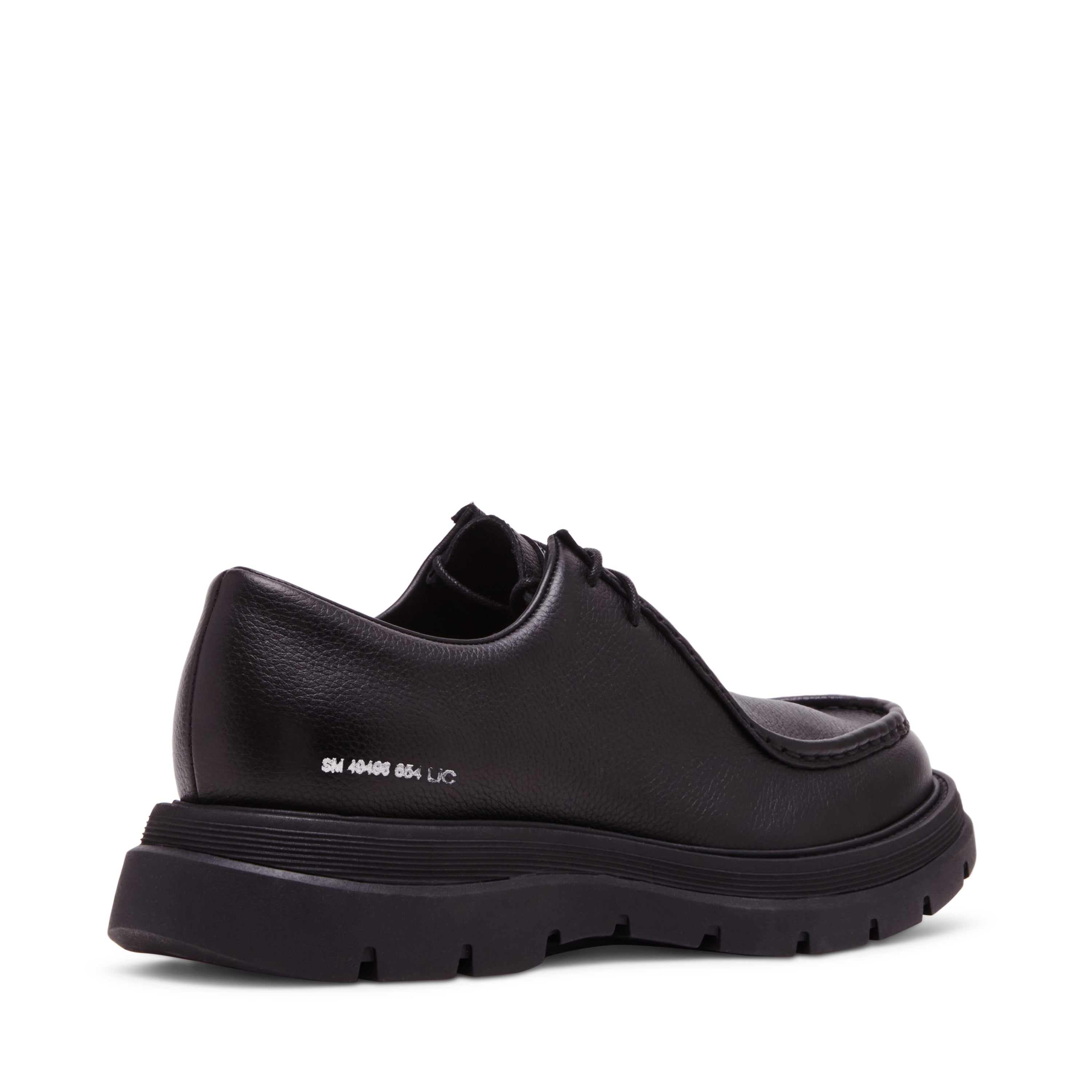 Steve Madden Reice Mocassins Homme Cuir Noir Grainé