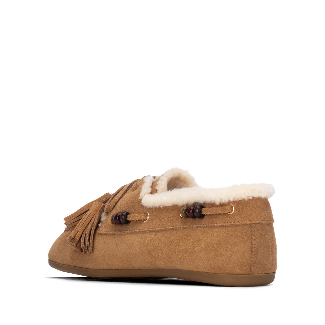 Carmela 16418602 mocassin camel suède fourré