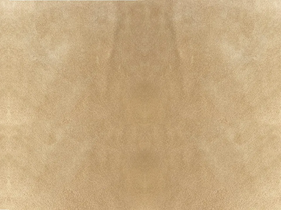 Dessine Moi Un Soulier Velours tissu camel doux