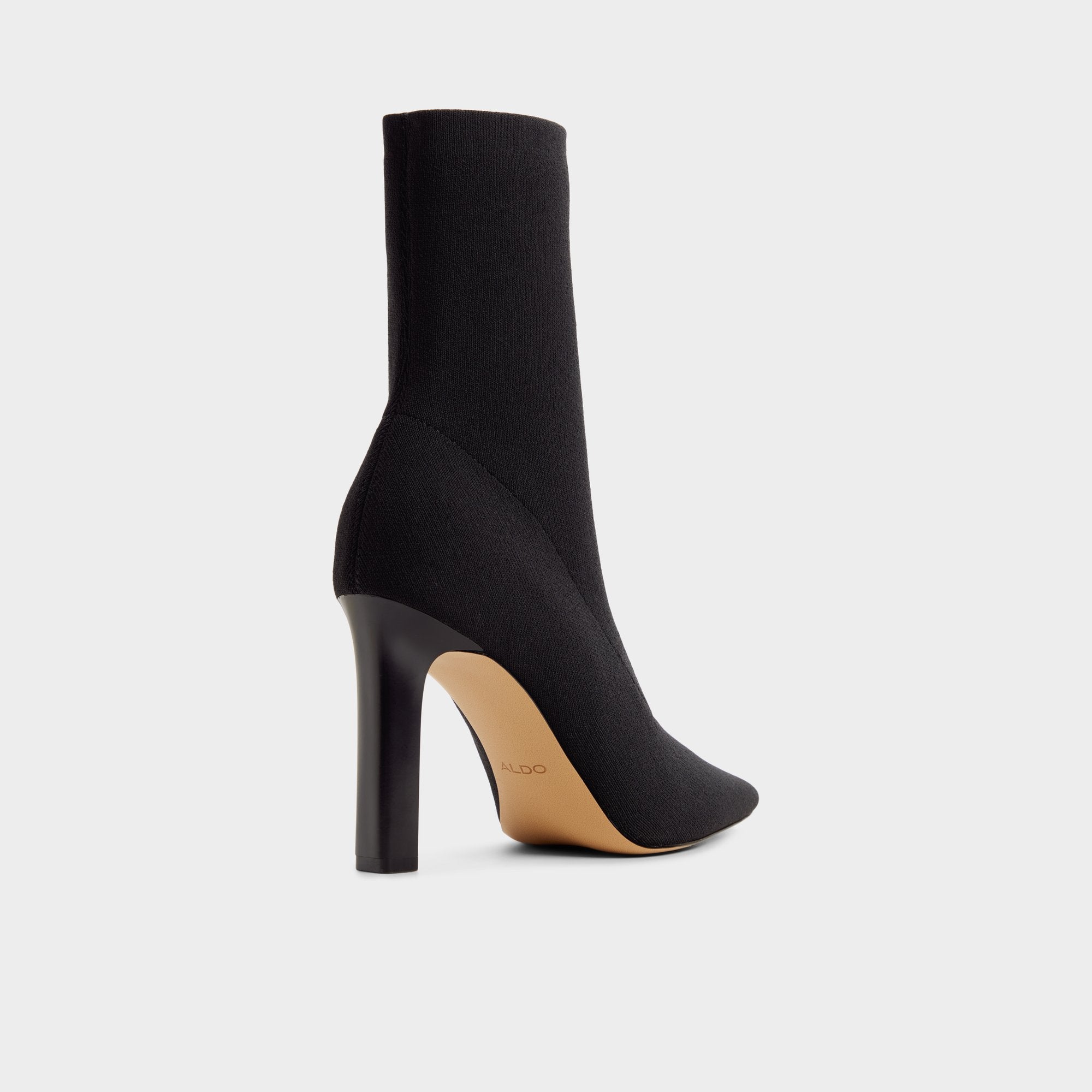 ALDO Leiani bottine à talon noir maille