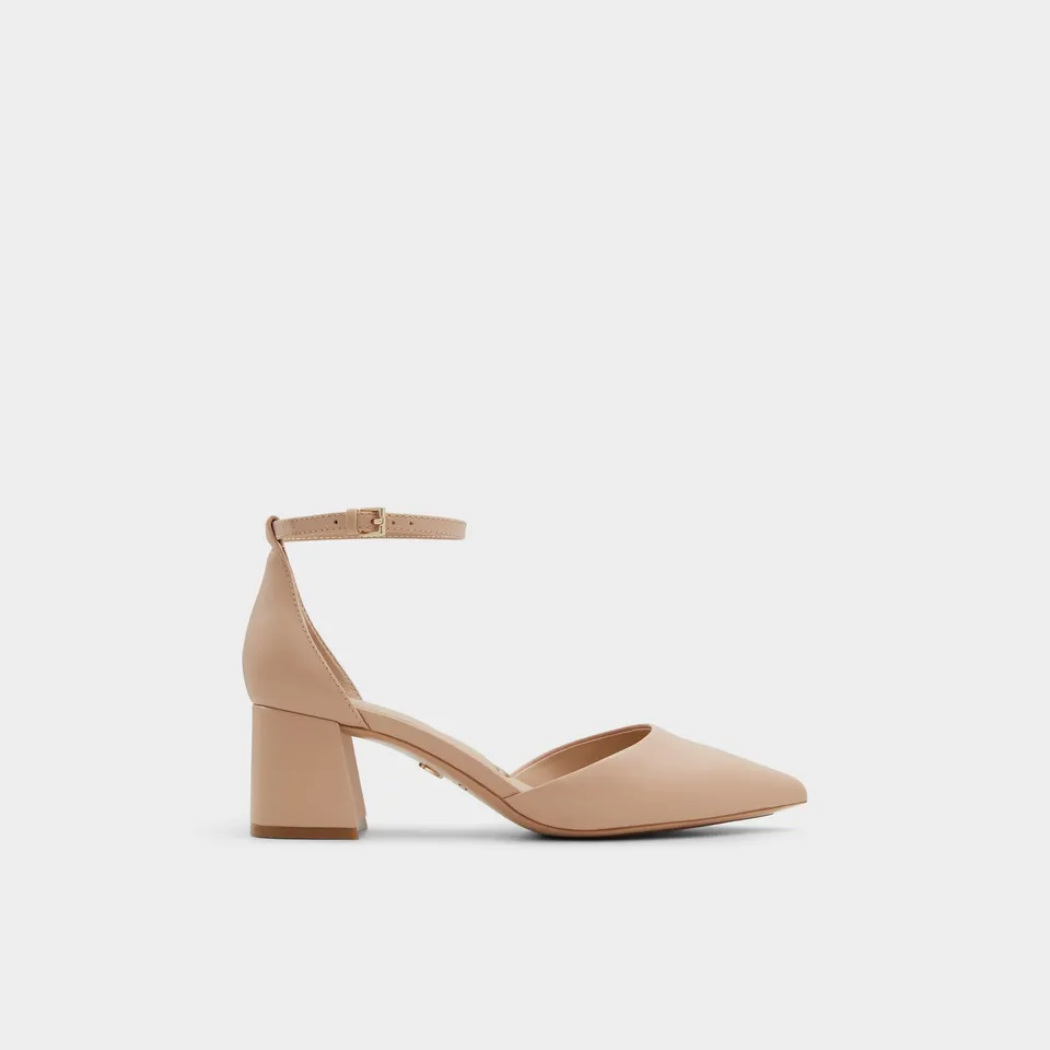 ALDO Uneral escarpins D’Orsay talon bloc beige