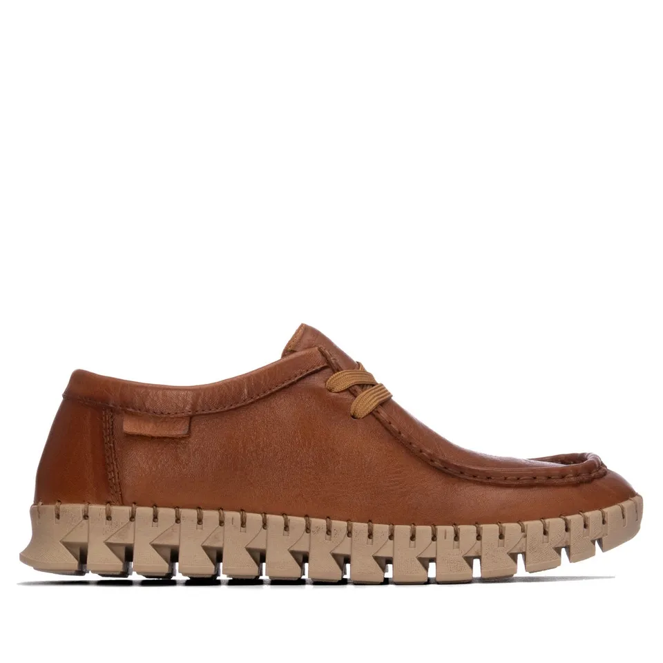 Carmela 16439303 sneakers cuir camel lacets