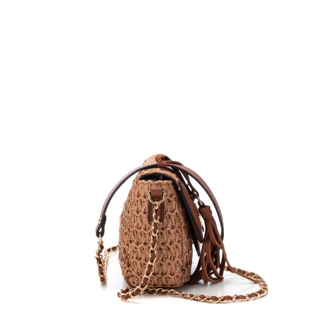 Carmela 18608804 sac bandoulière marron rafia