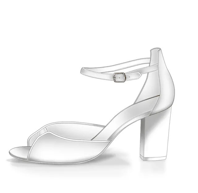Dessine Moi Un Soulier sandale Charlotte High talon haut