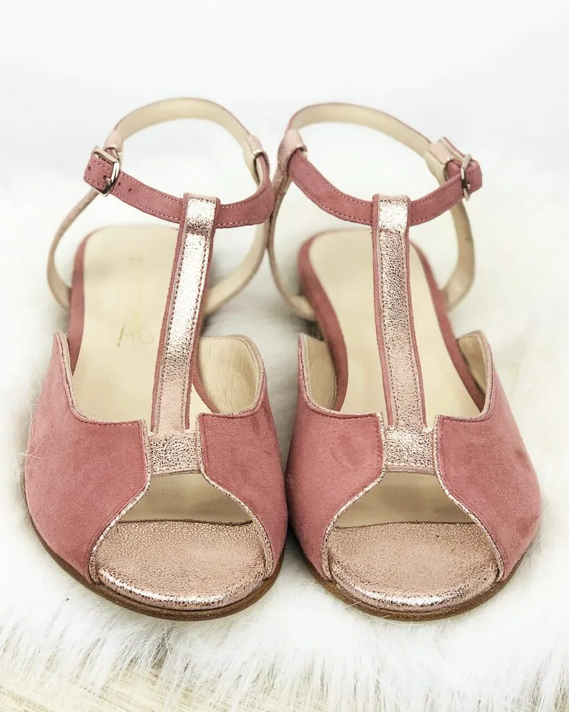 Dessine Moi Un Soulier Charlotte sandale rose thé