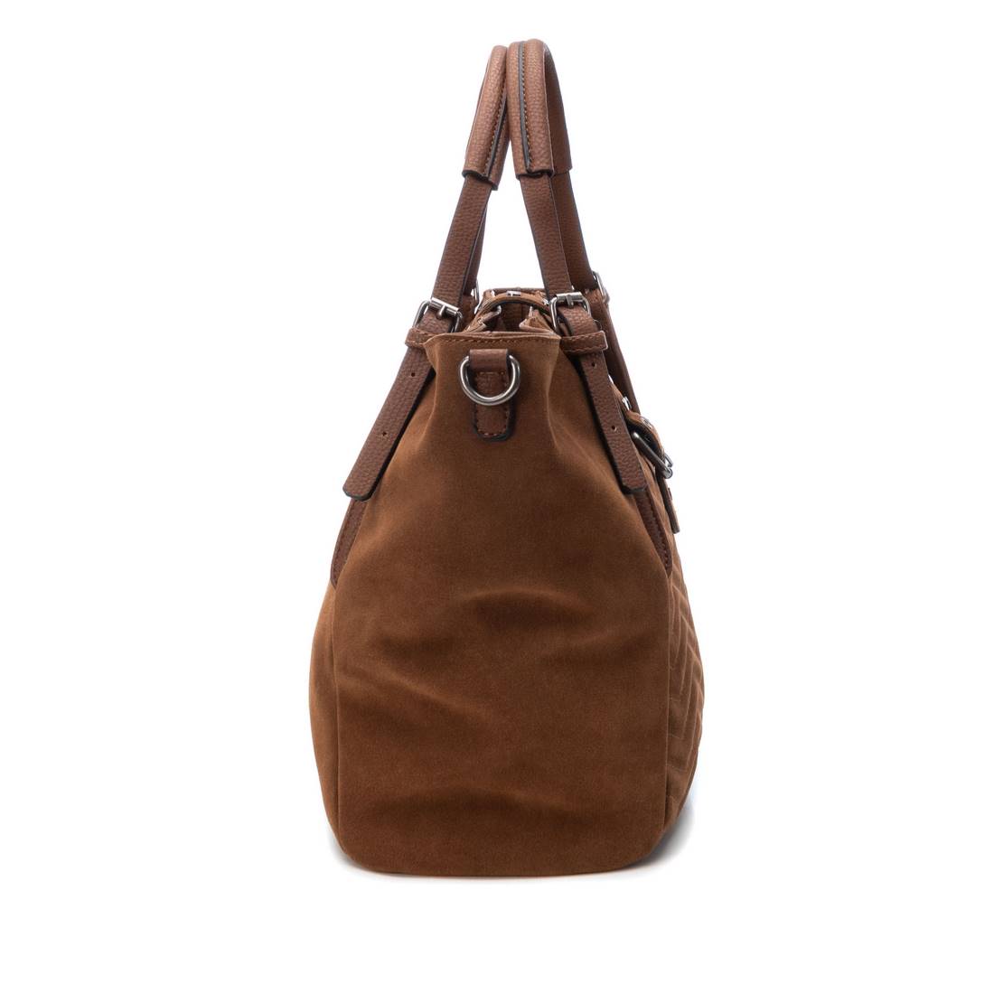 Carmela 18601403 sac femme marron cuir zigzag