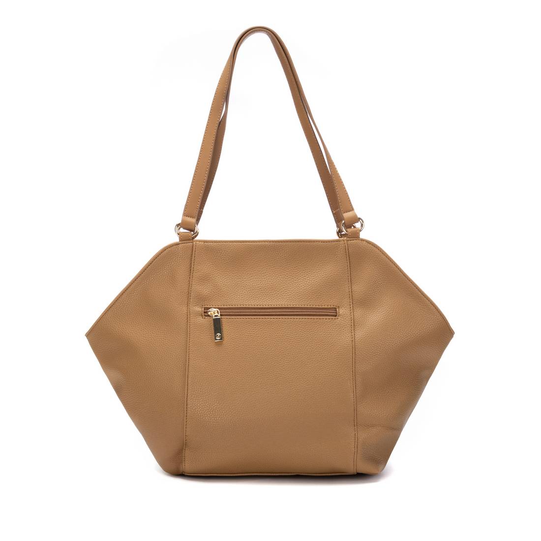 Carmela 18619702 sac épaule camel simili cuir 29x48