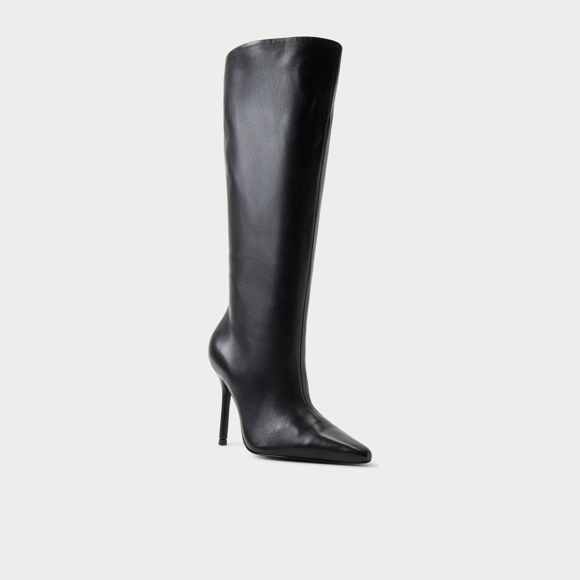 Aldo Ridlee-WC bottes hautes noires mollet large