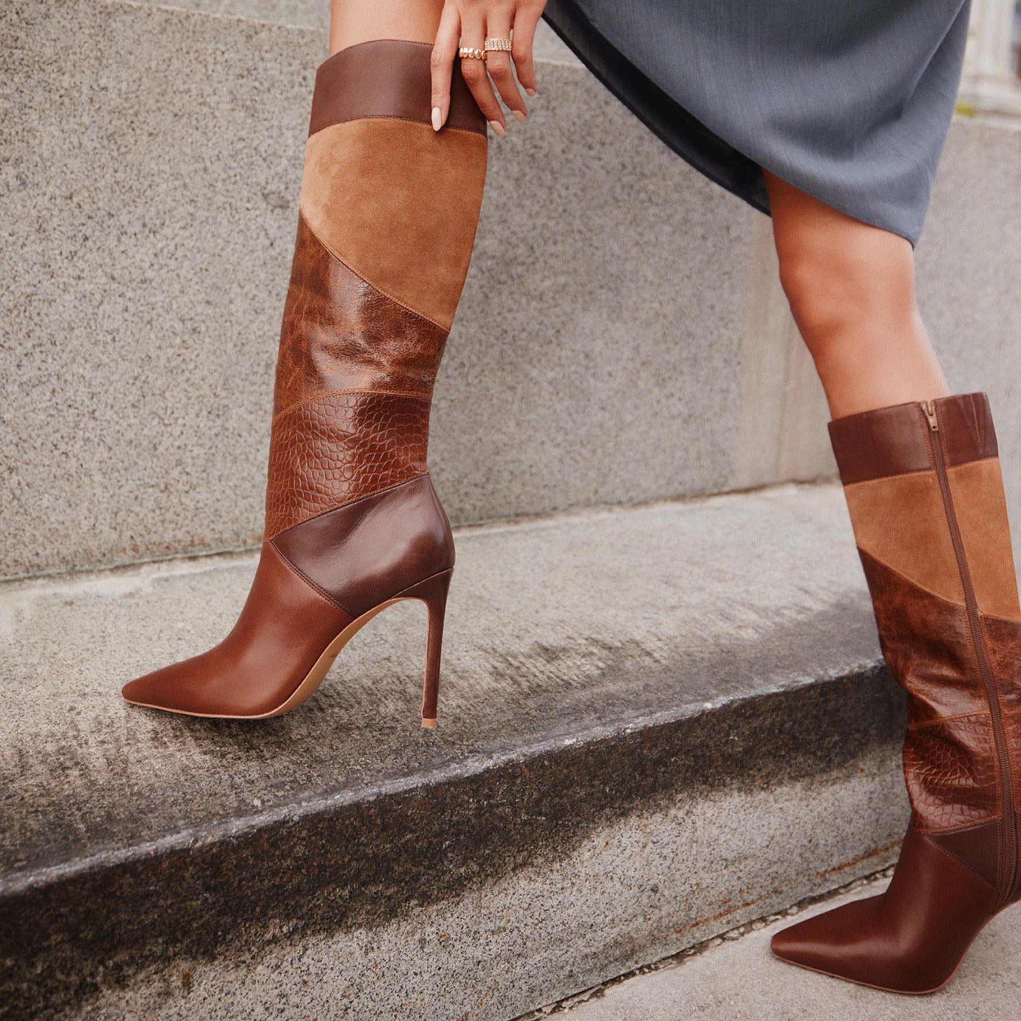 ALDO Marya bottes genou talon aiguille pointues