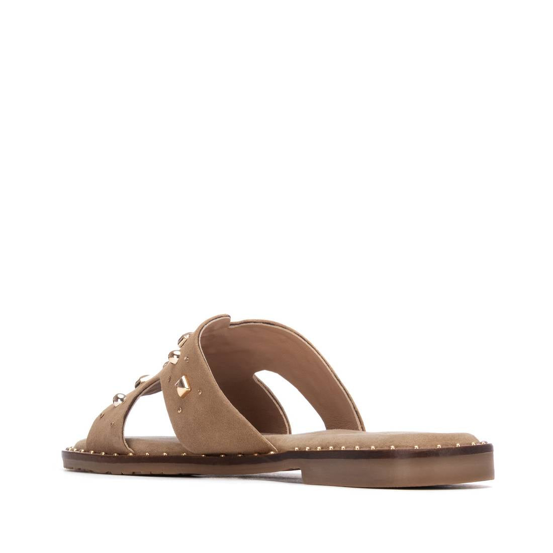 Carmela 16305703 sandale cuir beige cloutée
