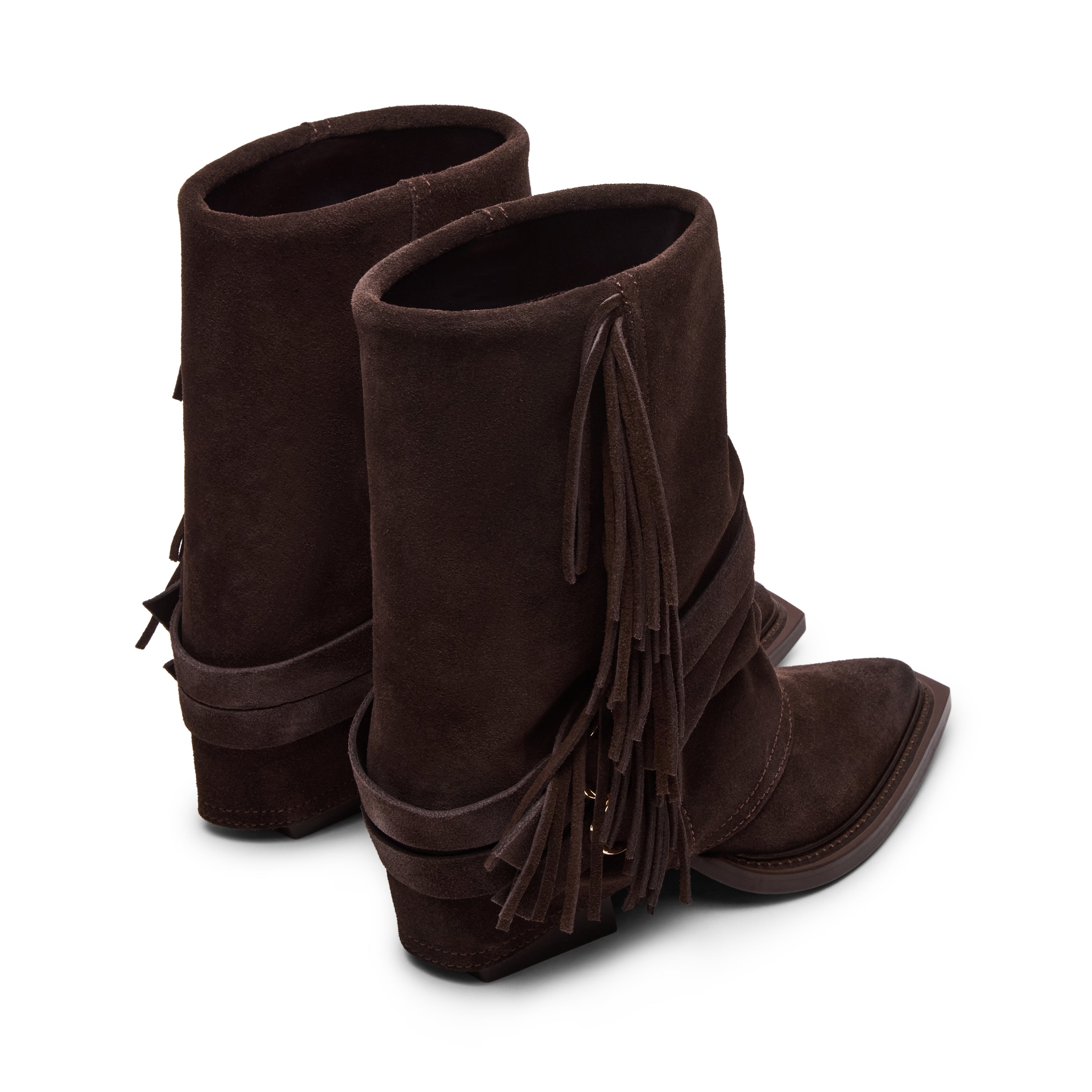 Steve Madden Hadly botte western suède marron