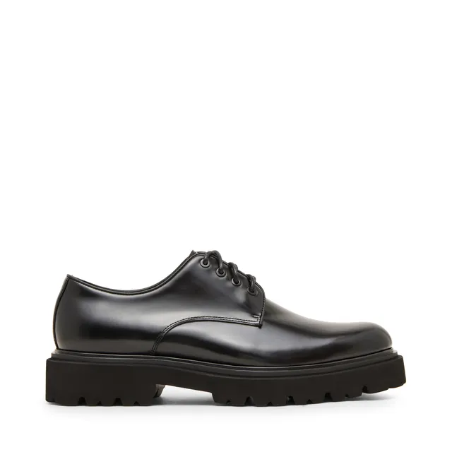 Steve Madden Motala chaussure plate cuir noir