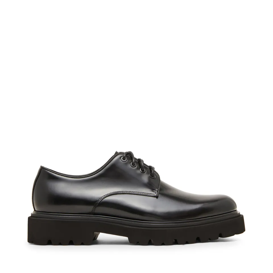 Steve Madden Motala chaussure plate cuir noir
