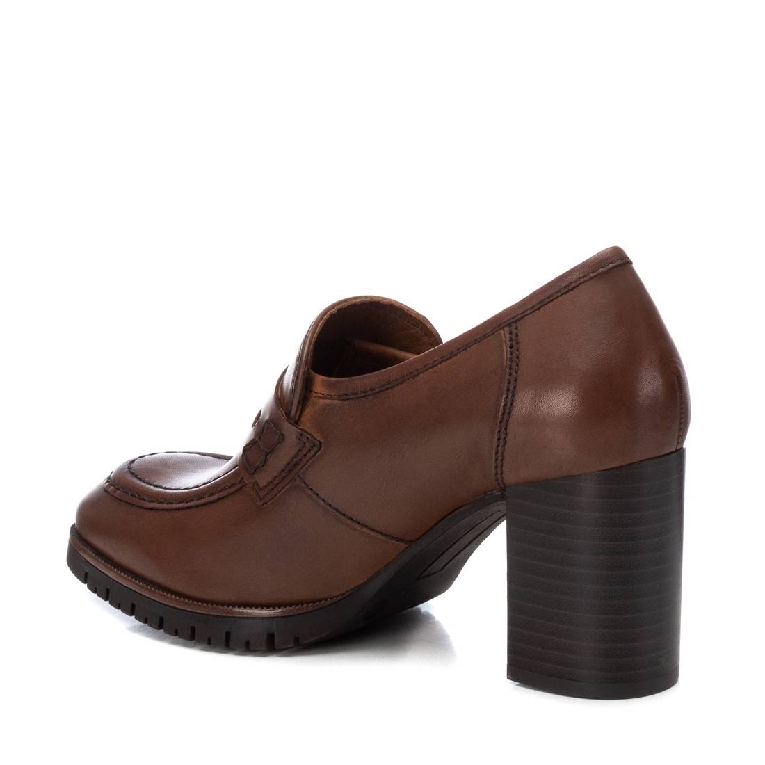 Carmela 16180402 mocassin cuir marron talon 8 cm