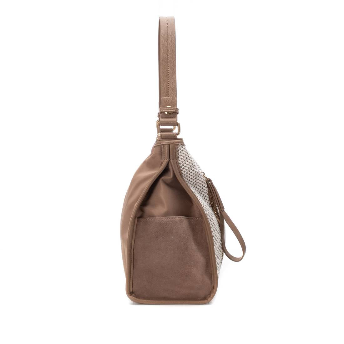 Carmela 18615002 sac cuir taupe épaule