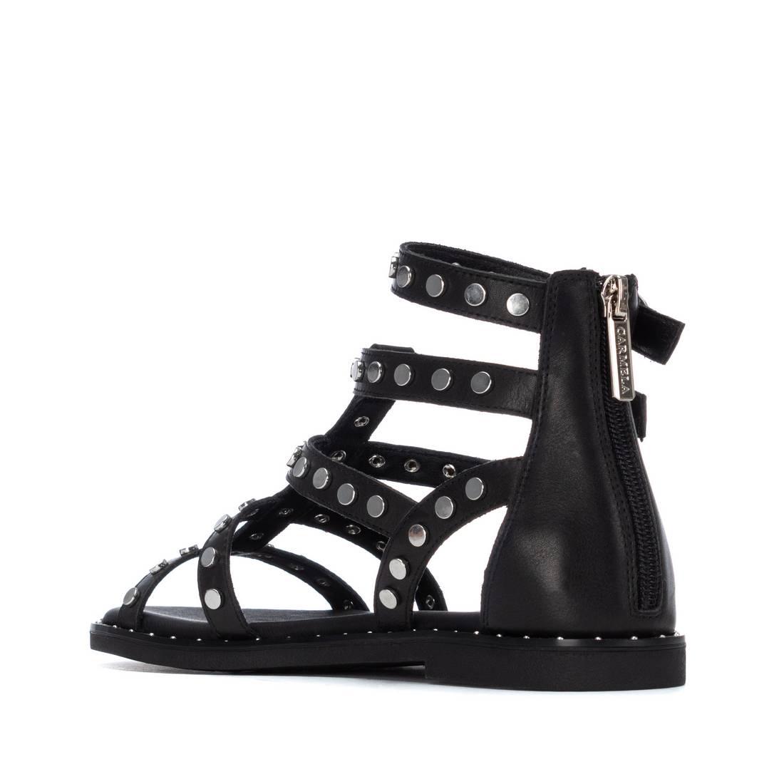 Carmela 16316301 sandales femme noir clous