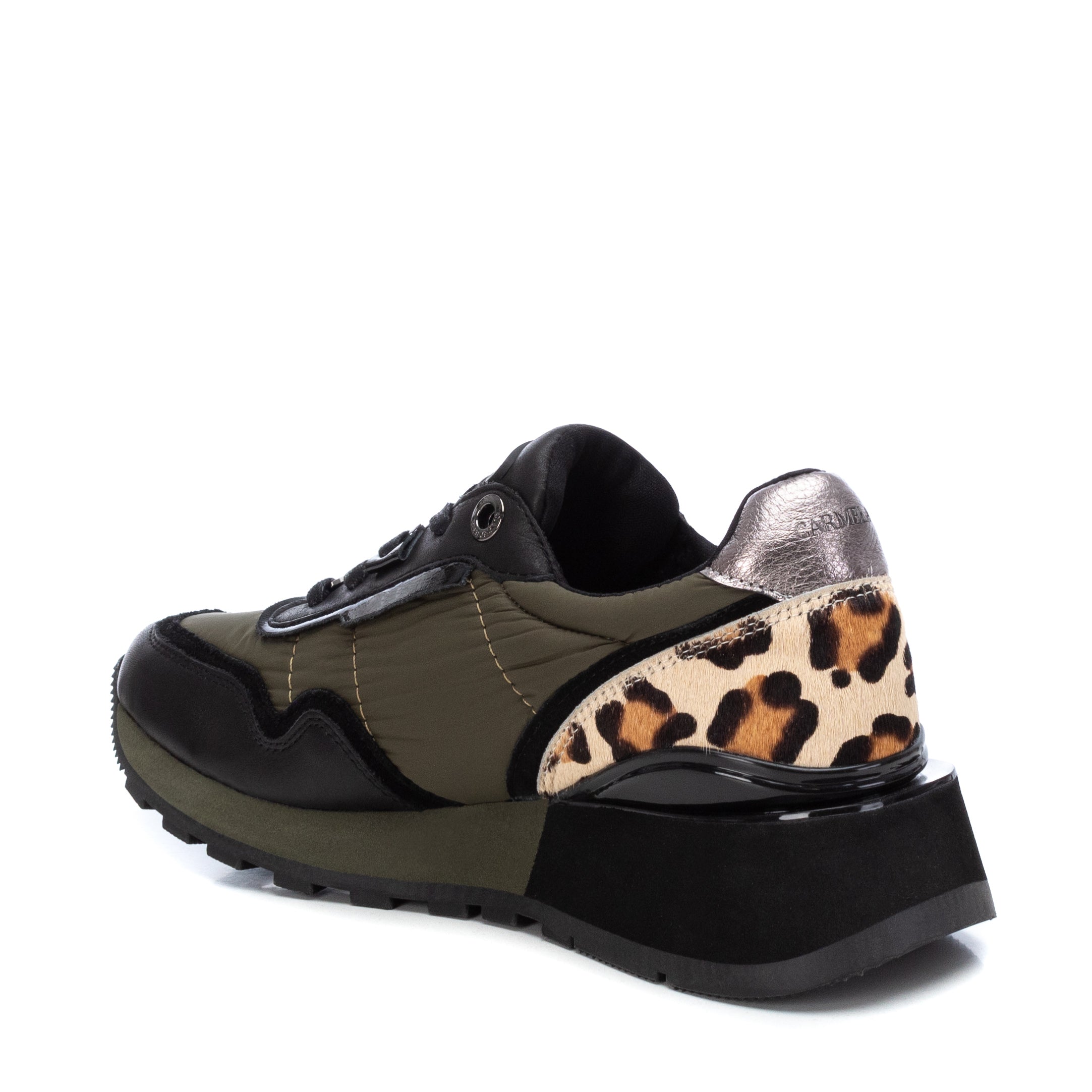 Carmela 16013703 baskets femme vert textile animal