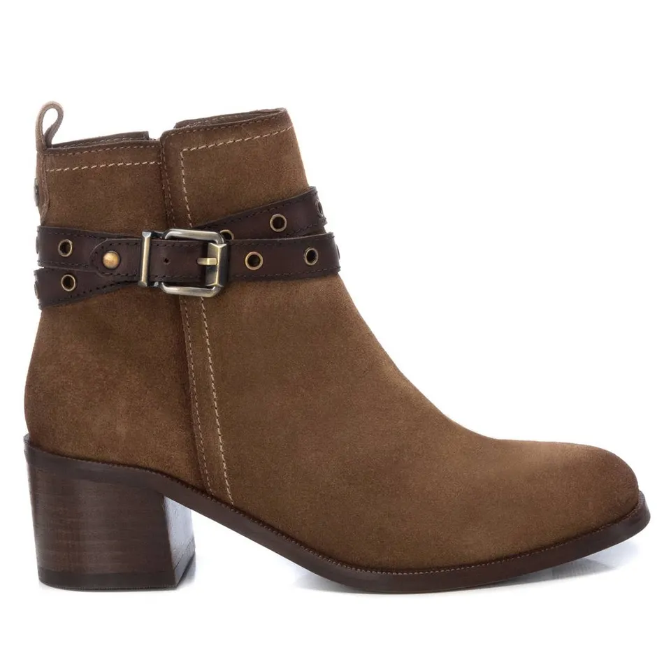 Carmela 16173402 bottine serraje marron talon moyen