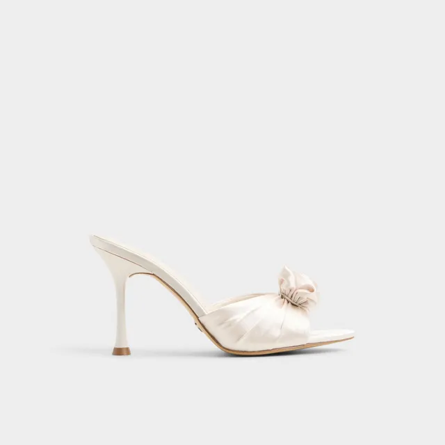 ALDO Rosalina bottes femme blanches talon