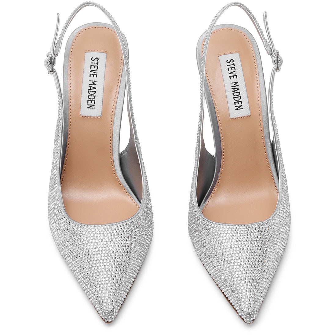 Steve Madden Tremble escarpin argenté slingback