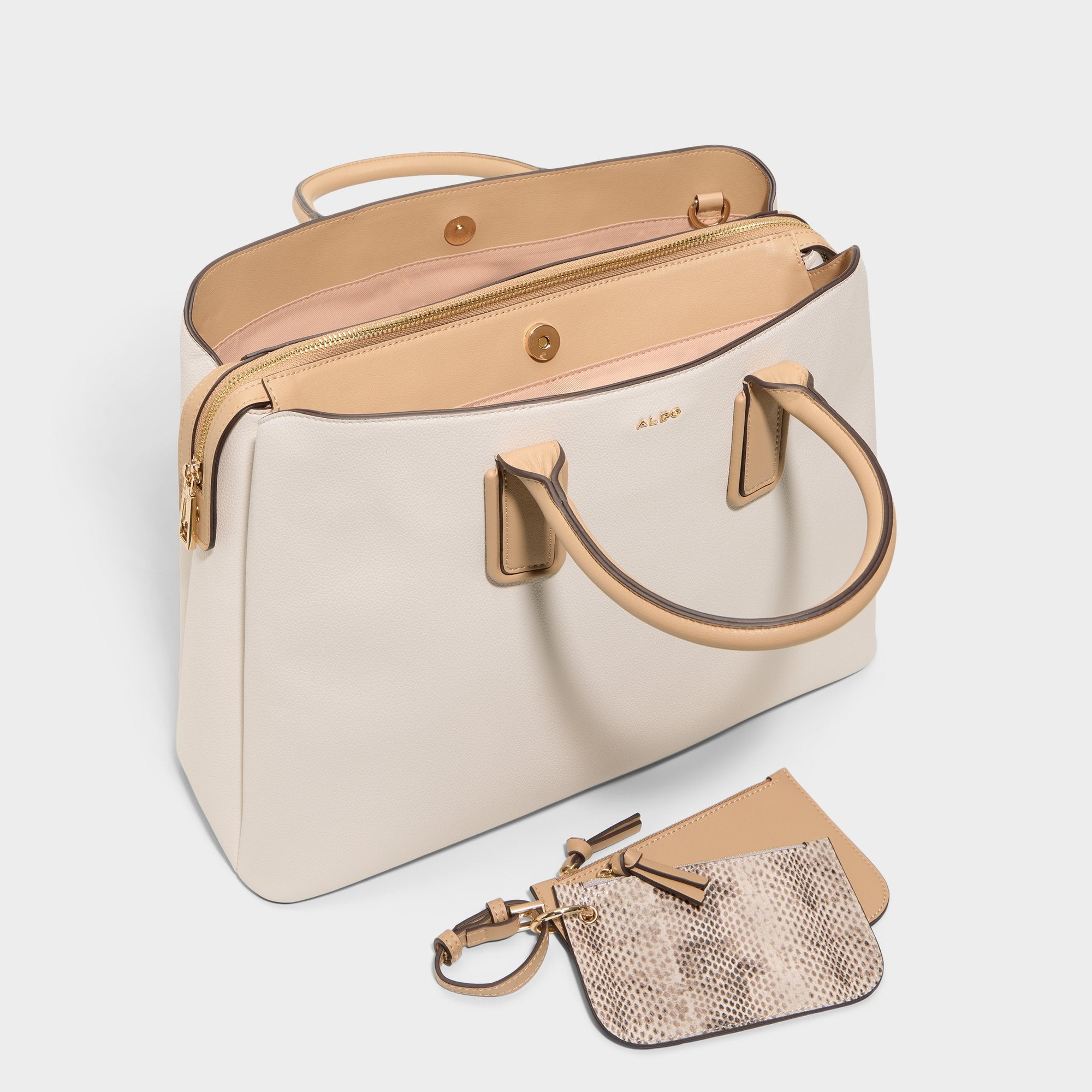 ALDO Jeinna sac cabas beige grand format
