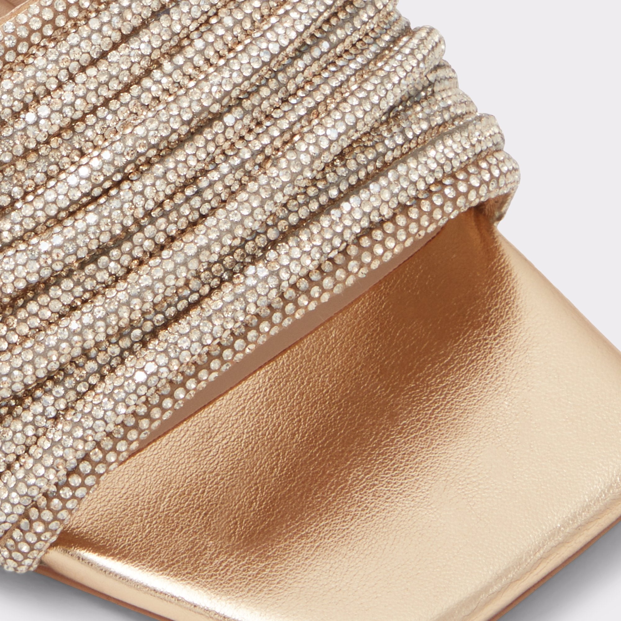 ALDO Marielle mules à talon doré strass