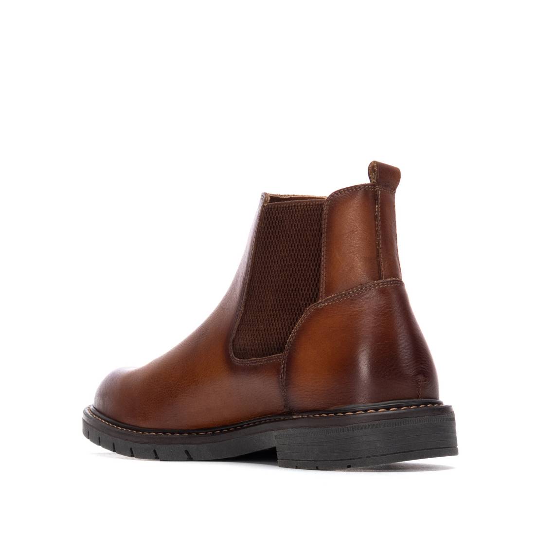Carmela 16267303 boots homme cuir camel chelsea