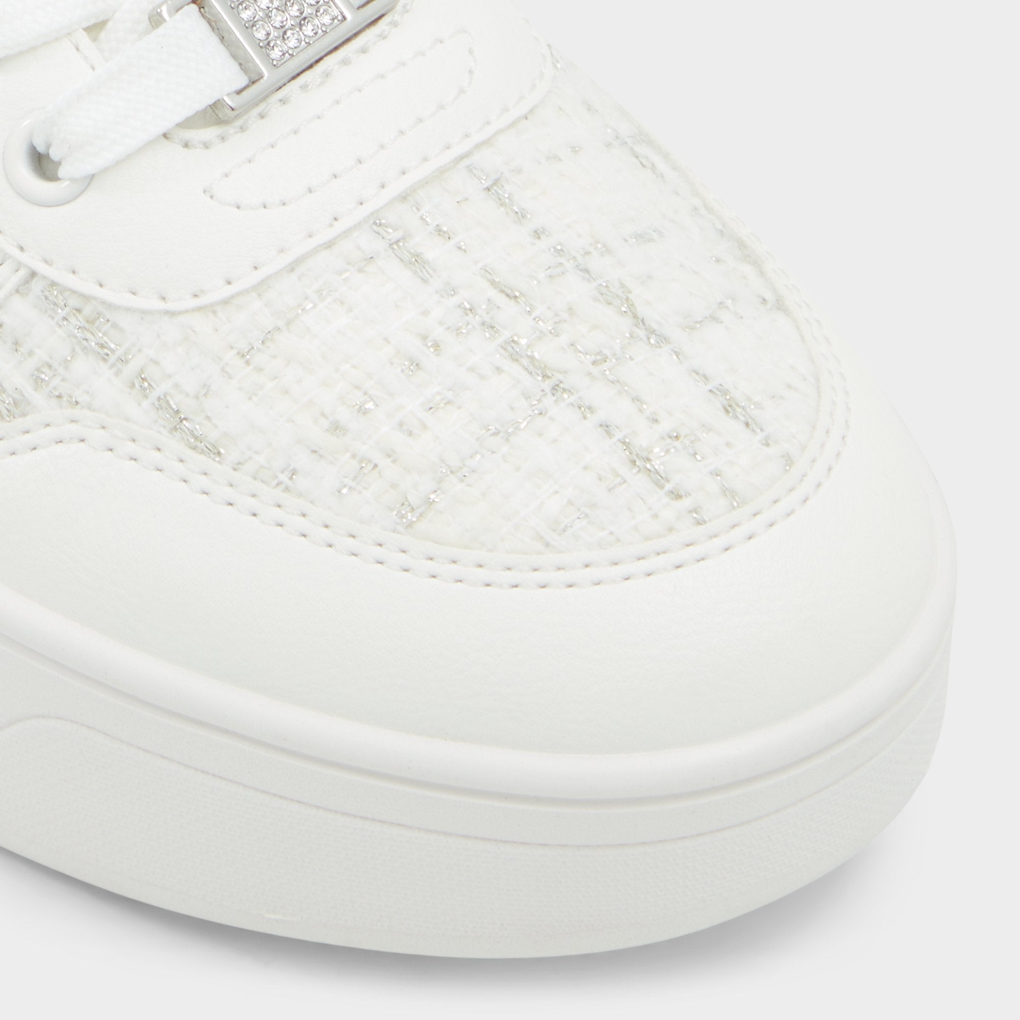 ALDO Marisette baskets basses blanches charms