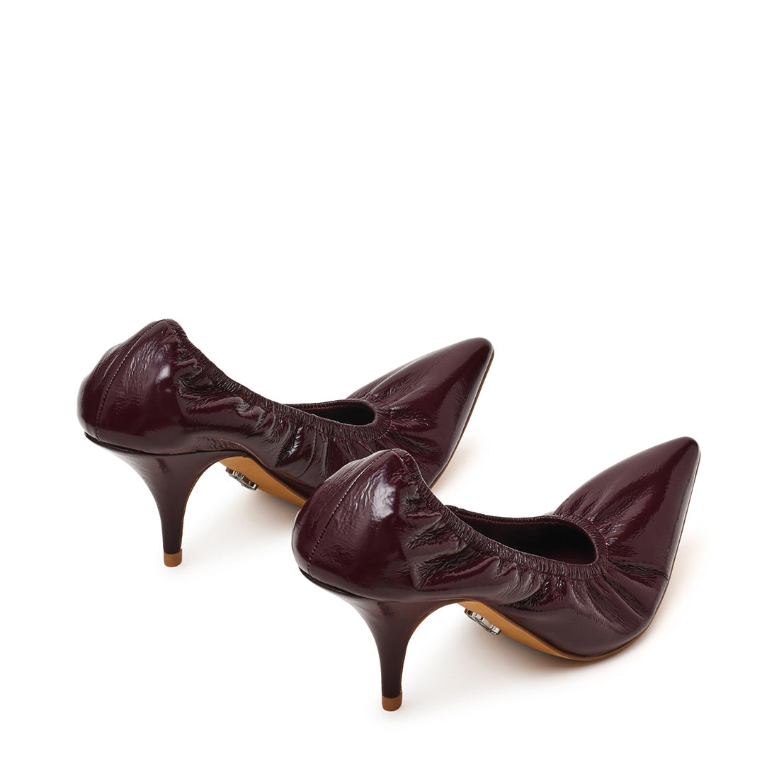 Steve Madden Farida escarpins cuir prune talon 10 cm