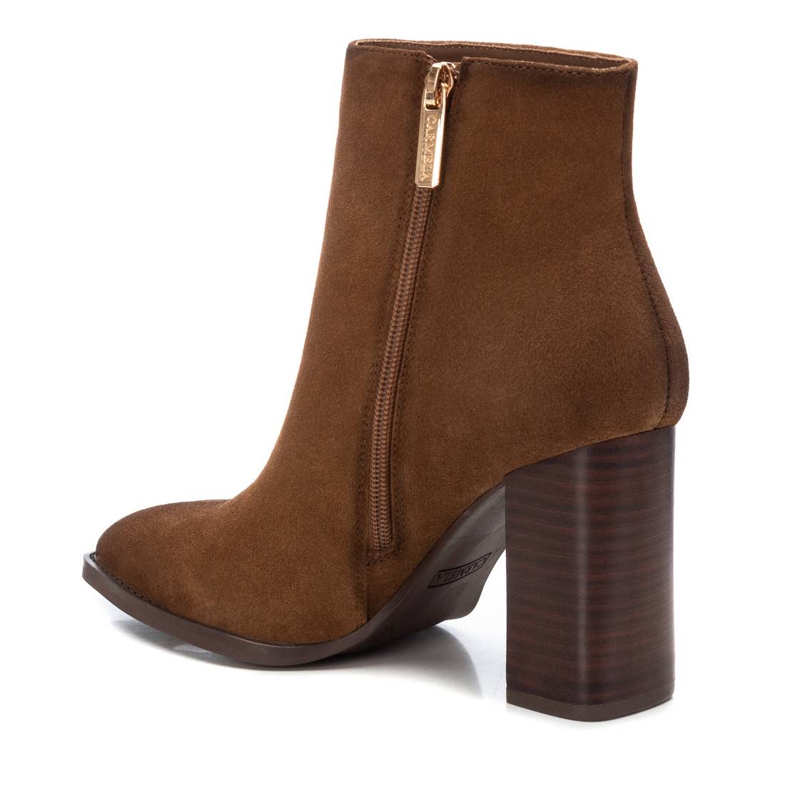 Carmela 16091802 bottine femme cuir marron talon 9 cm