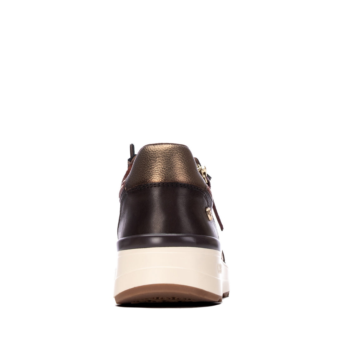 Carmela 16436002 baskets compensées cuir marron
