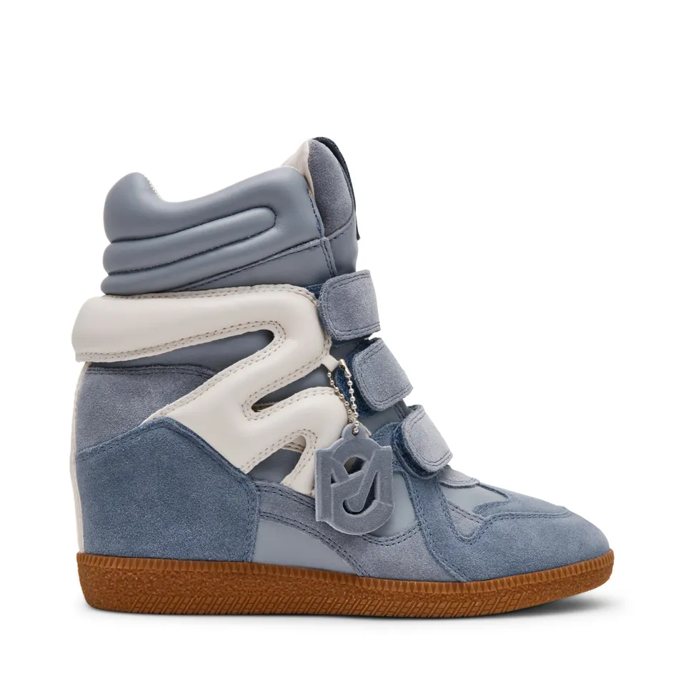 Steve Madden Mavis basket daim bleu 5 cm