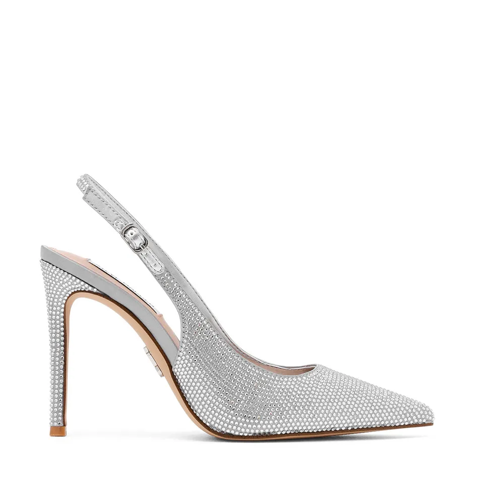 Steve Madden Tremble escarpin argenté slingback