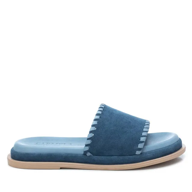 Carmela 16077804 mule femme serraje bleu sans lacet