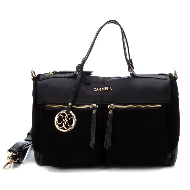 Carmela 18606401 bandoulière nylon noir 6 poches
